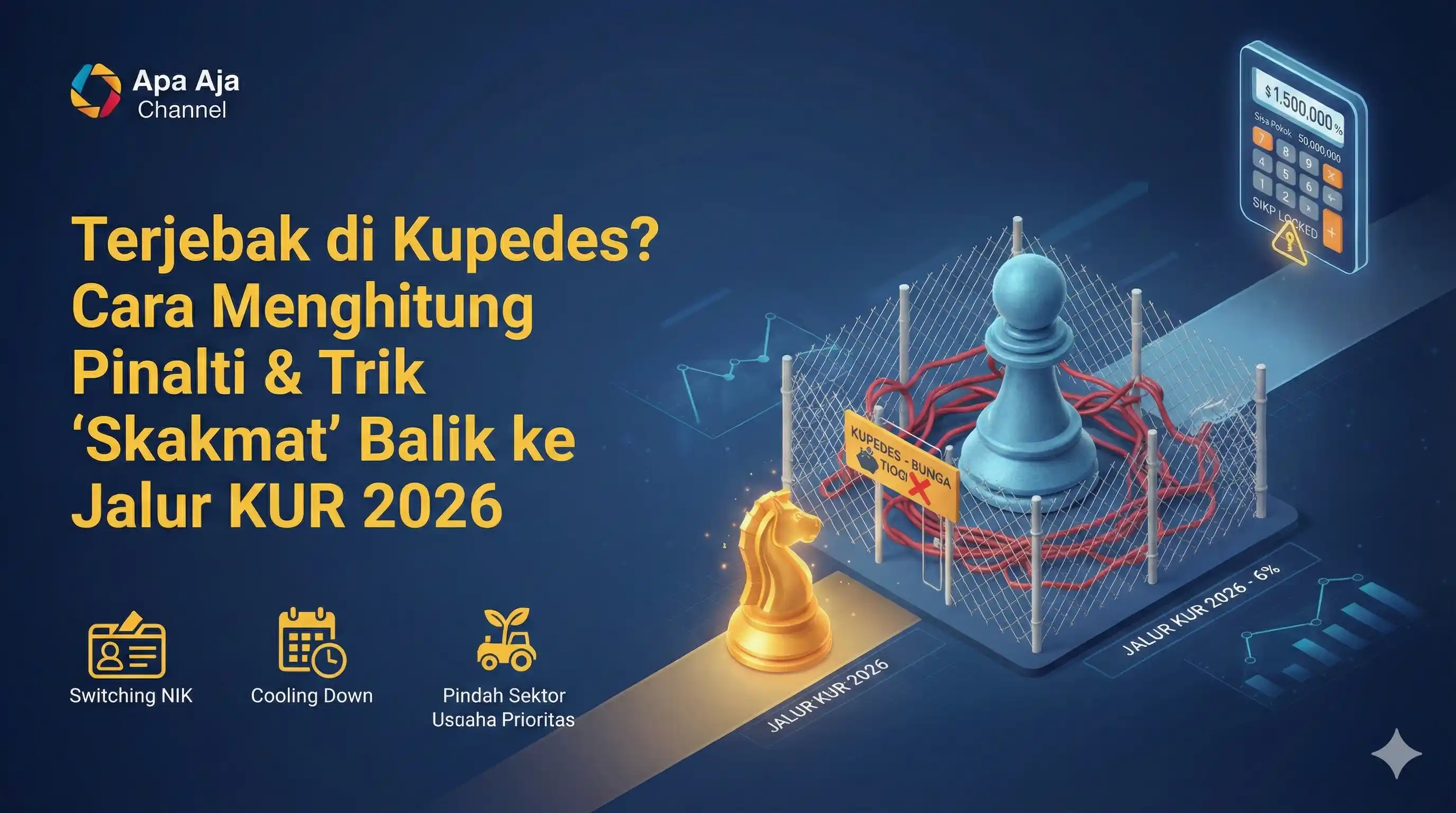 Terjebak di Kupedes? Cara Menghitung Pinalti & Trik "Skakmat" Balik ke Jalur KUR 2026